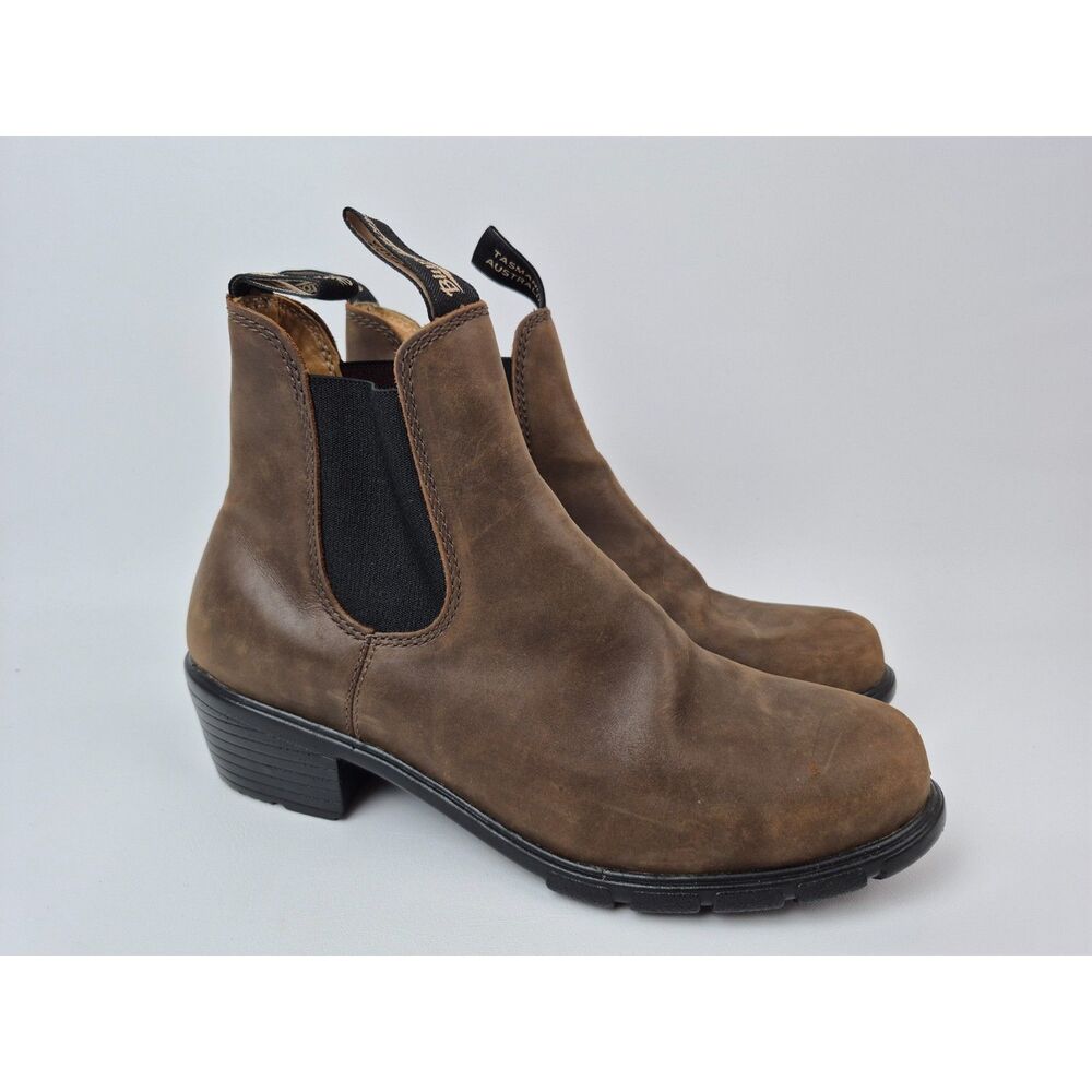 Blundstone Women's Antique Brown 1673 Chelsea Bootie Size 11 US/ 8 UK